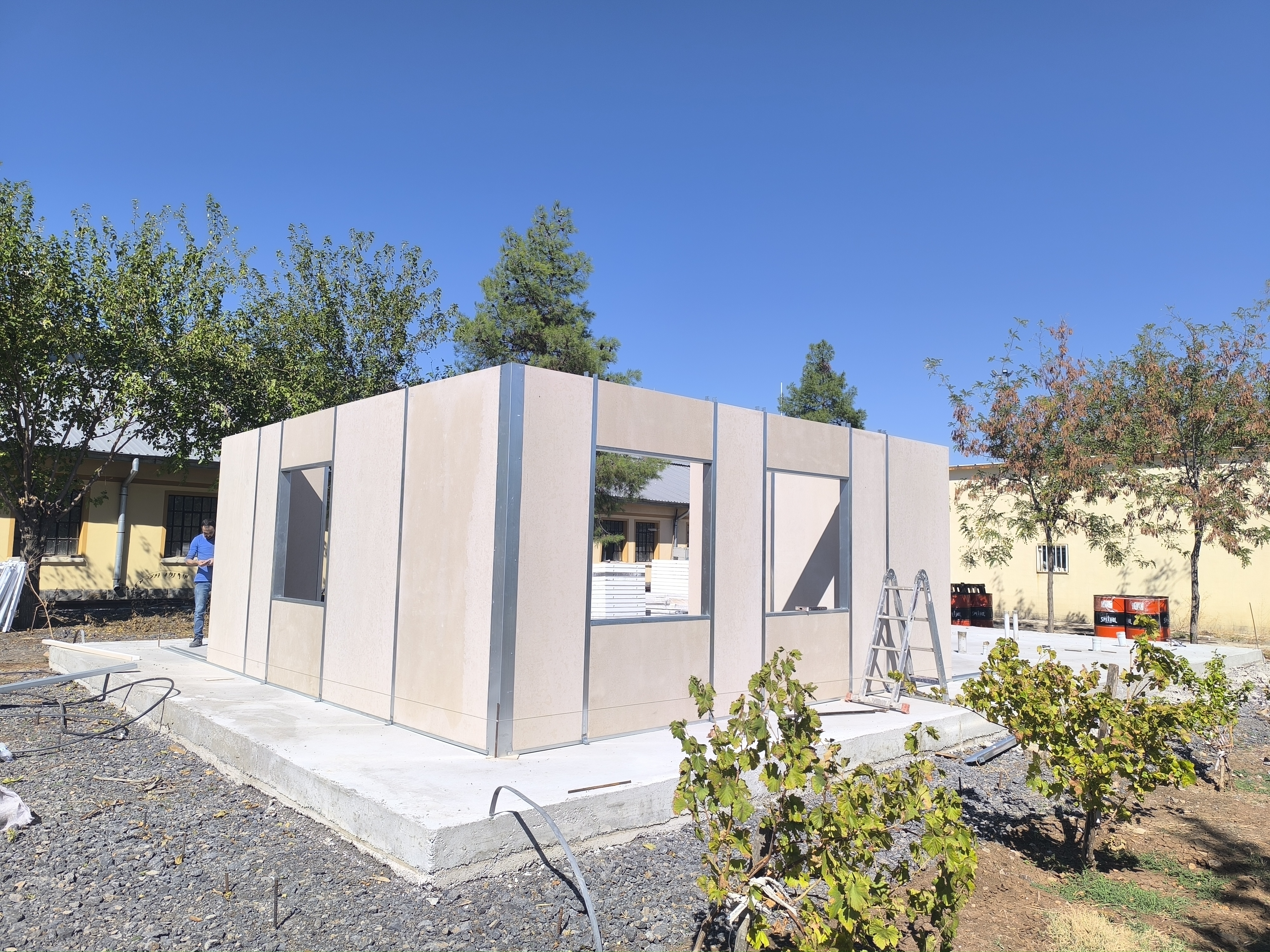 TCDD Diyarbakır Gar Binası Prefabrik Bina Yapım İşi